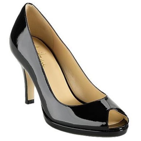 Cole Haan Shoes - COLE HAAN Nike Air Carma Patent Open Toe Pump 9B